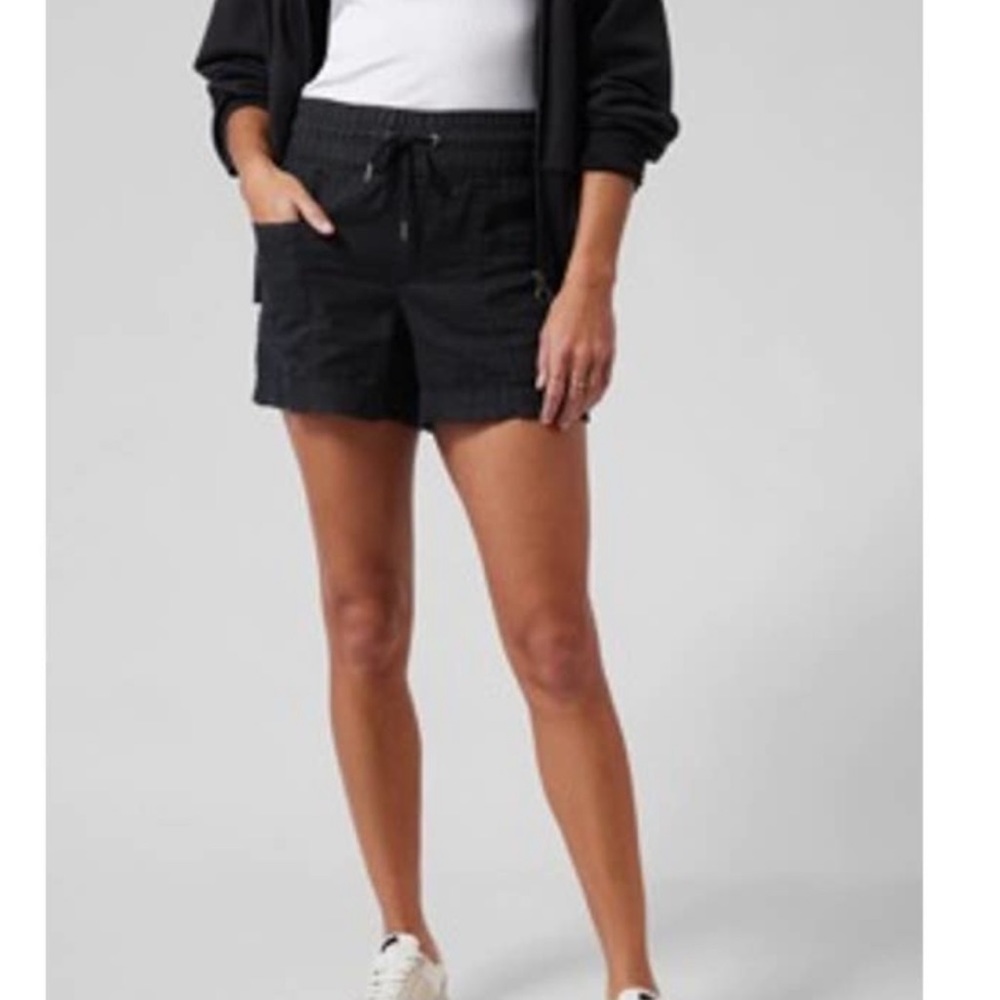 Athleta Linen Shorts‎ Size 2 100% Linen